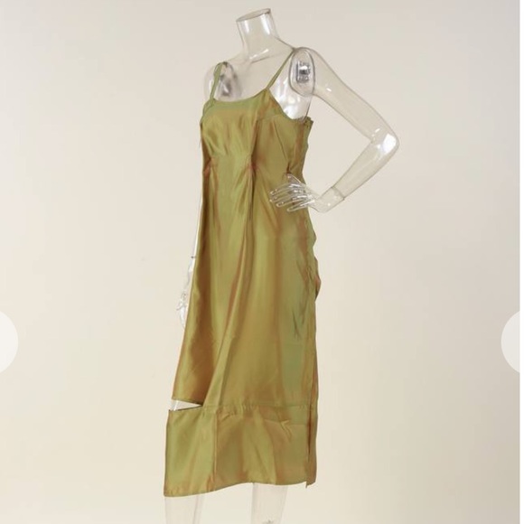 Eckhaus Latta Dresses & Skirts - ECKHAUS LATTA Iridiscent Spill Dress
